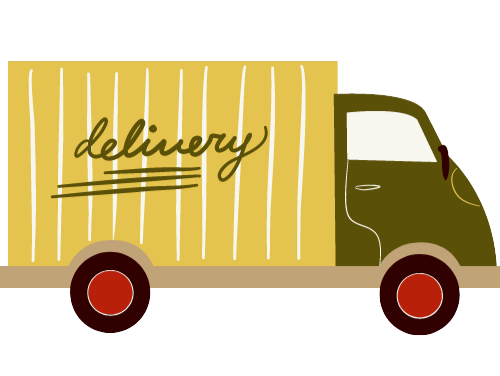 illustration of a delivery truck